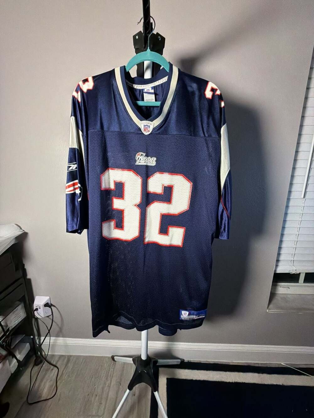 Reebok New England Patriots #32 Antowain Smith Jersey 2XL